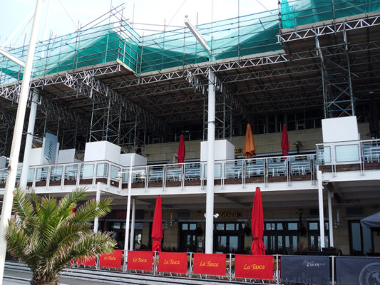 Gunwharf Quays Commercial Scaffolding Portsmouth