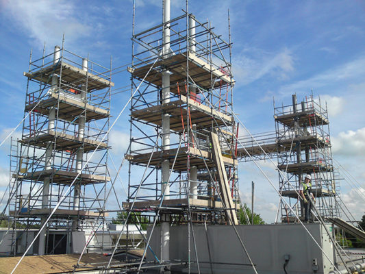 Marks And Spencer Scaffolding in Hedge End