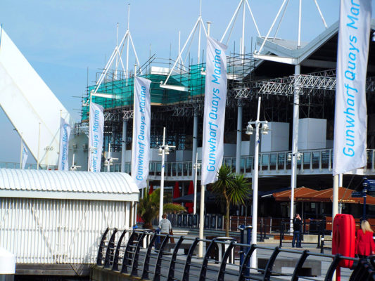 Gunwharf Quays Scaffold Portsmouth